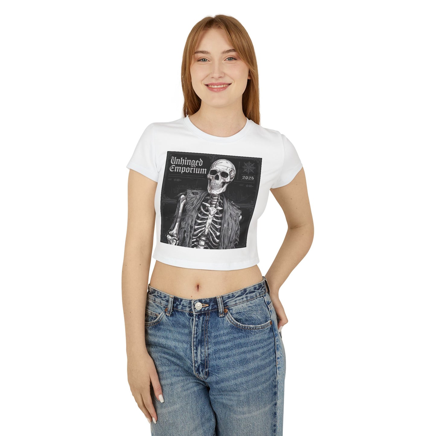 Gothic Shirt, 'Unhinged Morty Skeleton', Alternative Tee, Punk Grunge