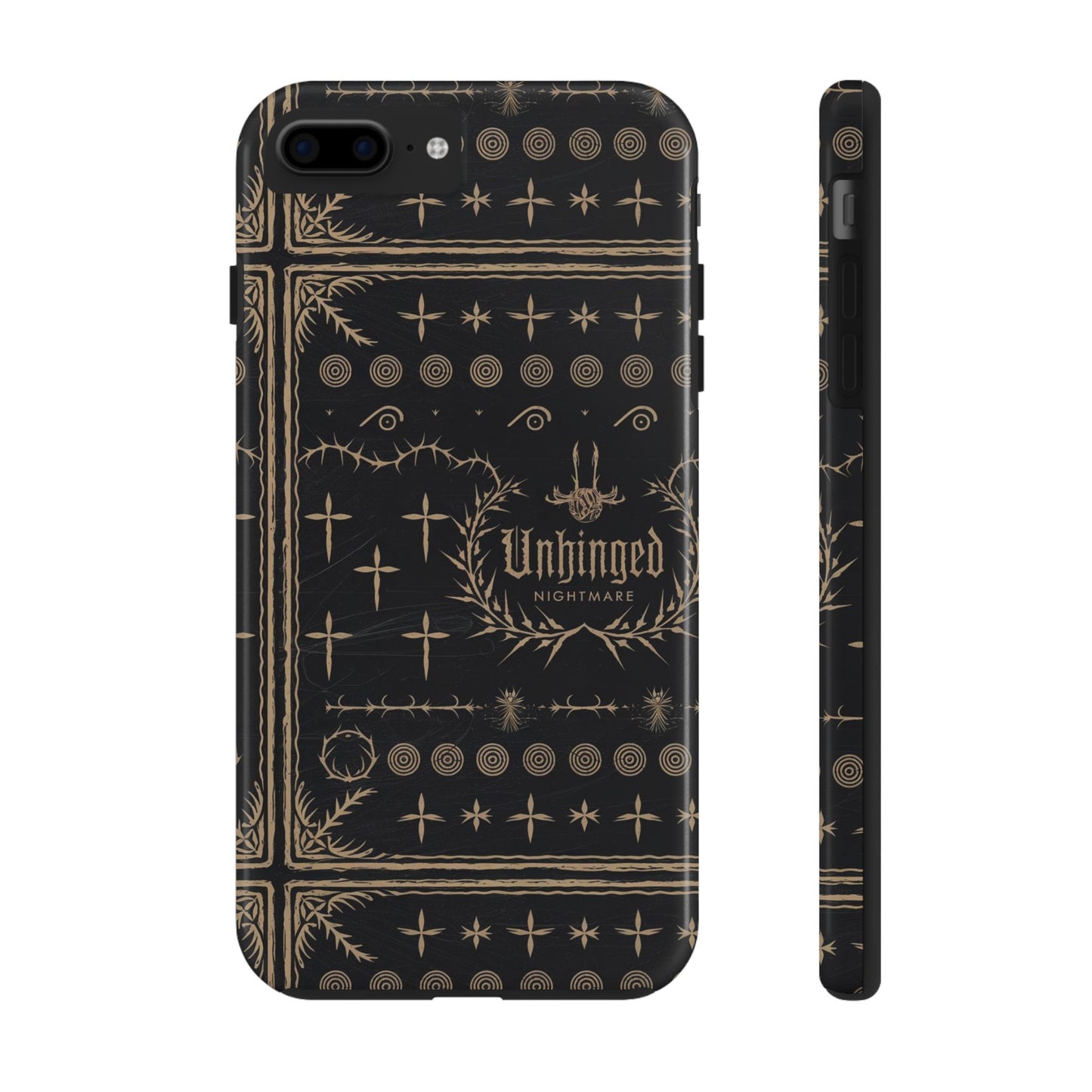 Gothic Phone Case, 'Unhinged Nightmare Crosses', Alternative Case, Punk Grunge