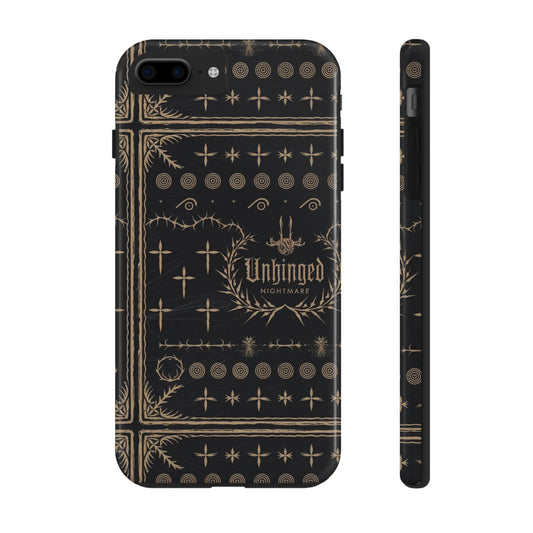 Gothic Phone Case, 'Unhinged Nightmare Crosses', Alternative Case, Punk Grunge