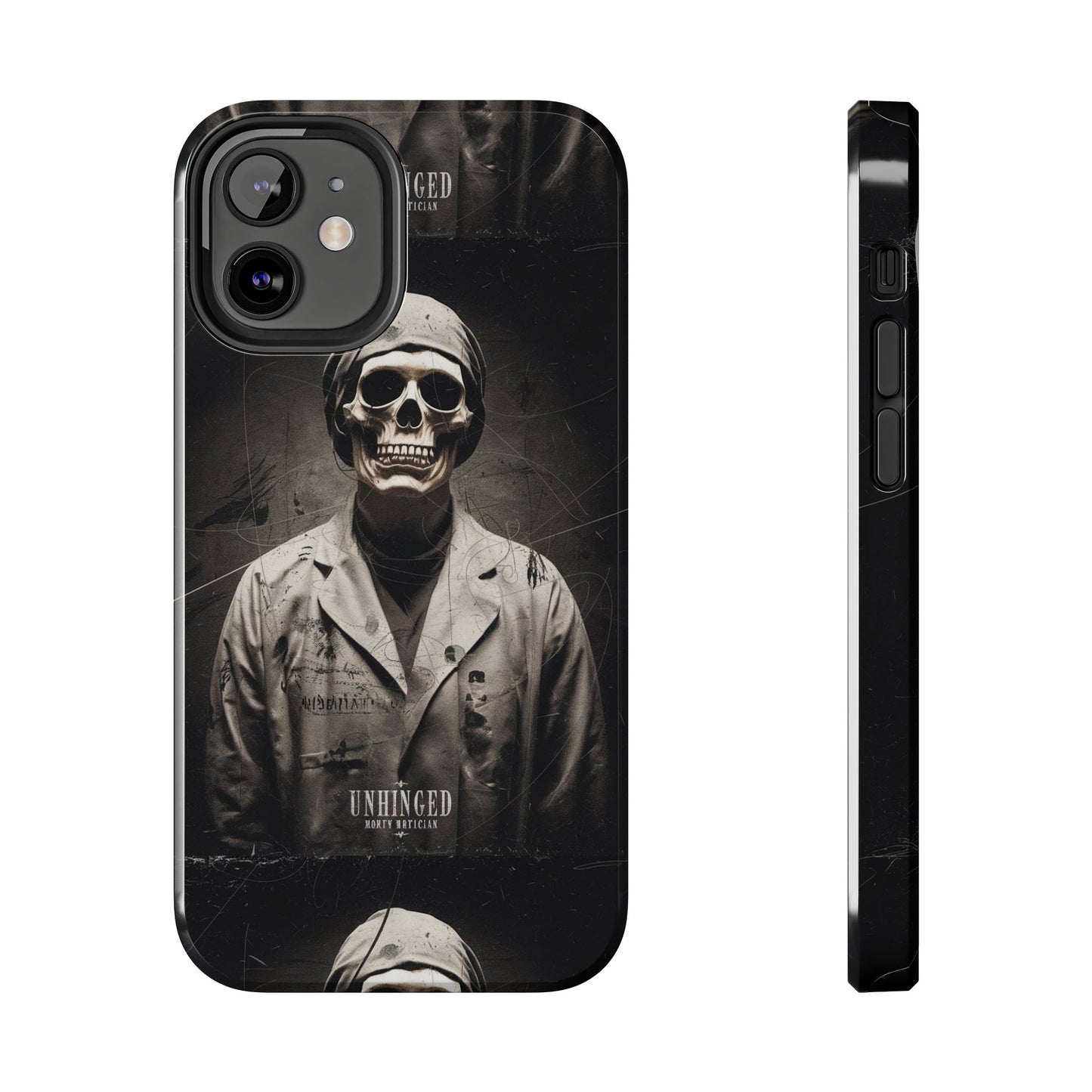 Gothic Phone Case, 'Unhinged Morty Skeleton', Alternative Case, Punk Grunge