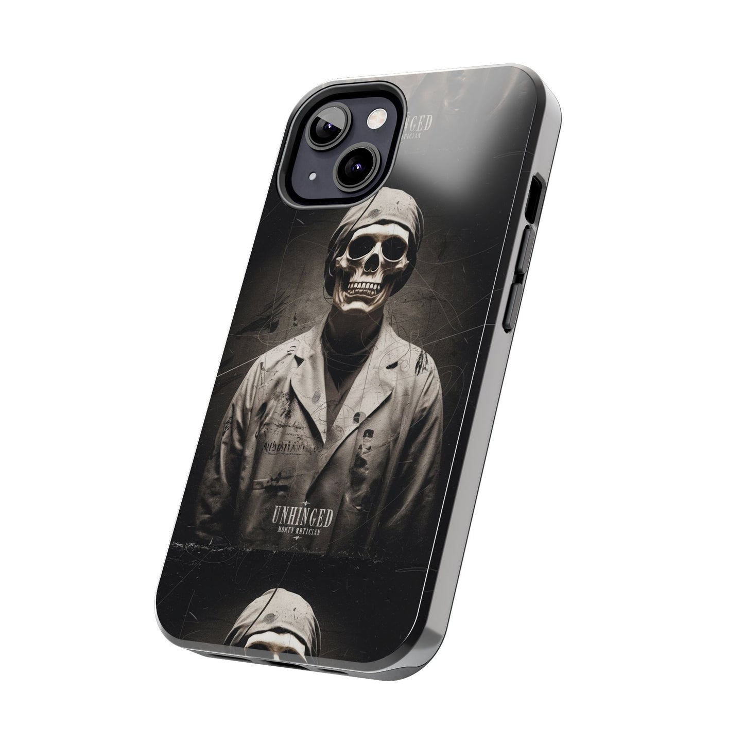 Gothic Phone Case, 'Unhinged Morty Skeleton', Alternative Case, Punk Grunge