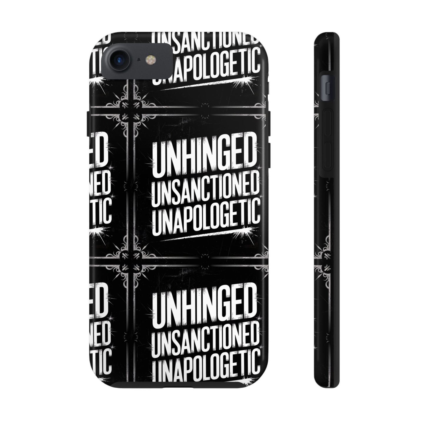 Gothic Case, 'Unhinged Unsanctioned Unapologetic' Alternative Case, Punk Grunge