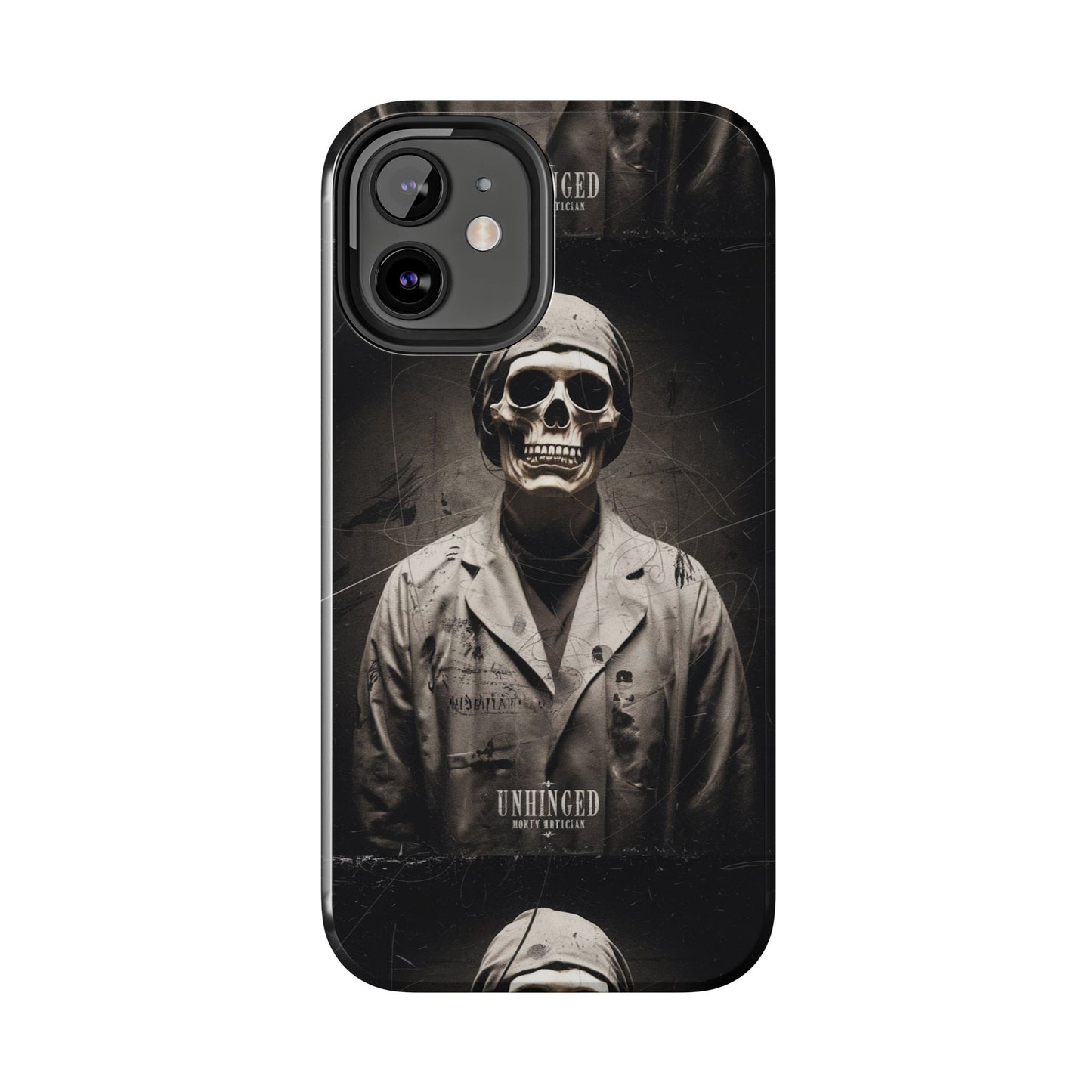 Gothic Phone Case, 'Unhinged Morty Skeleton', Alternative Case, Punk Grunge