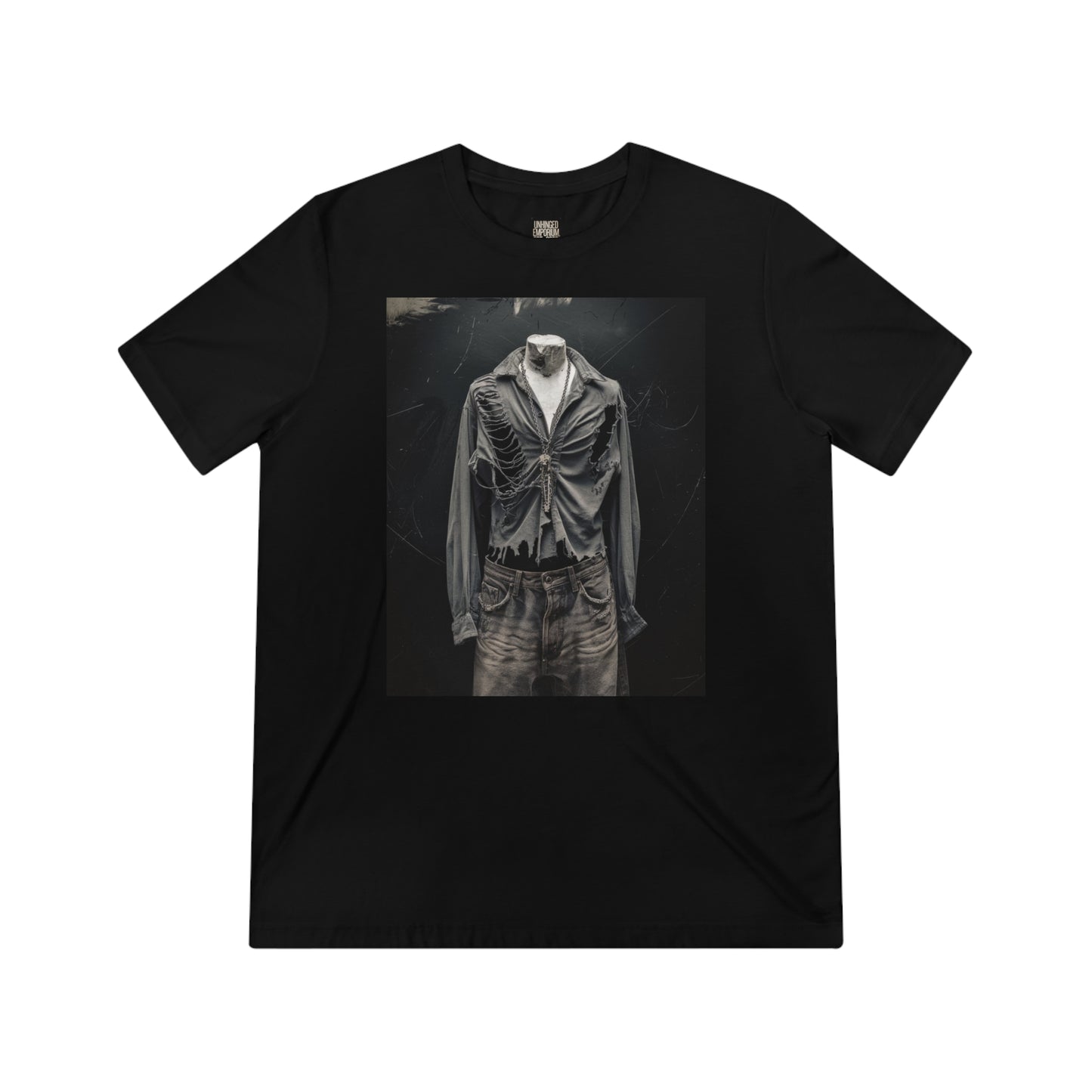 Gothic Shirt, 'Unhinged Headless', Alternative Tee, Punk Grunge