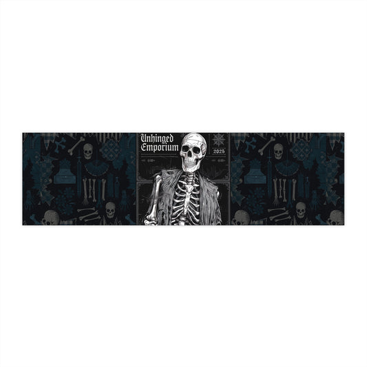 Gothic Bumper Sticker, 'Unhinged Morty', Alternative Sticker, Punk Grunge