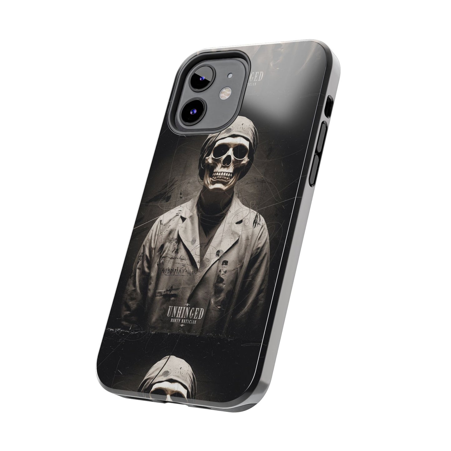 Gothic Phone Case, 'Unhinged Morty Skeleton', Alternative Case, Punk Grunge