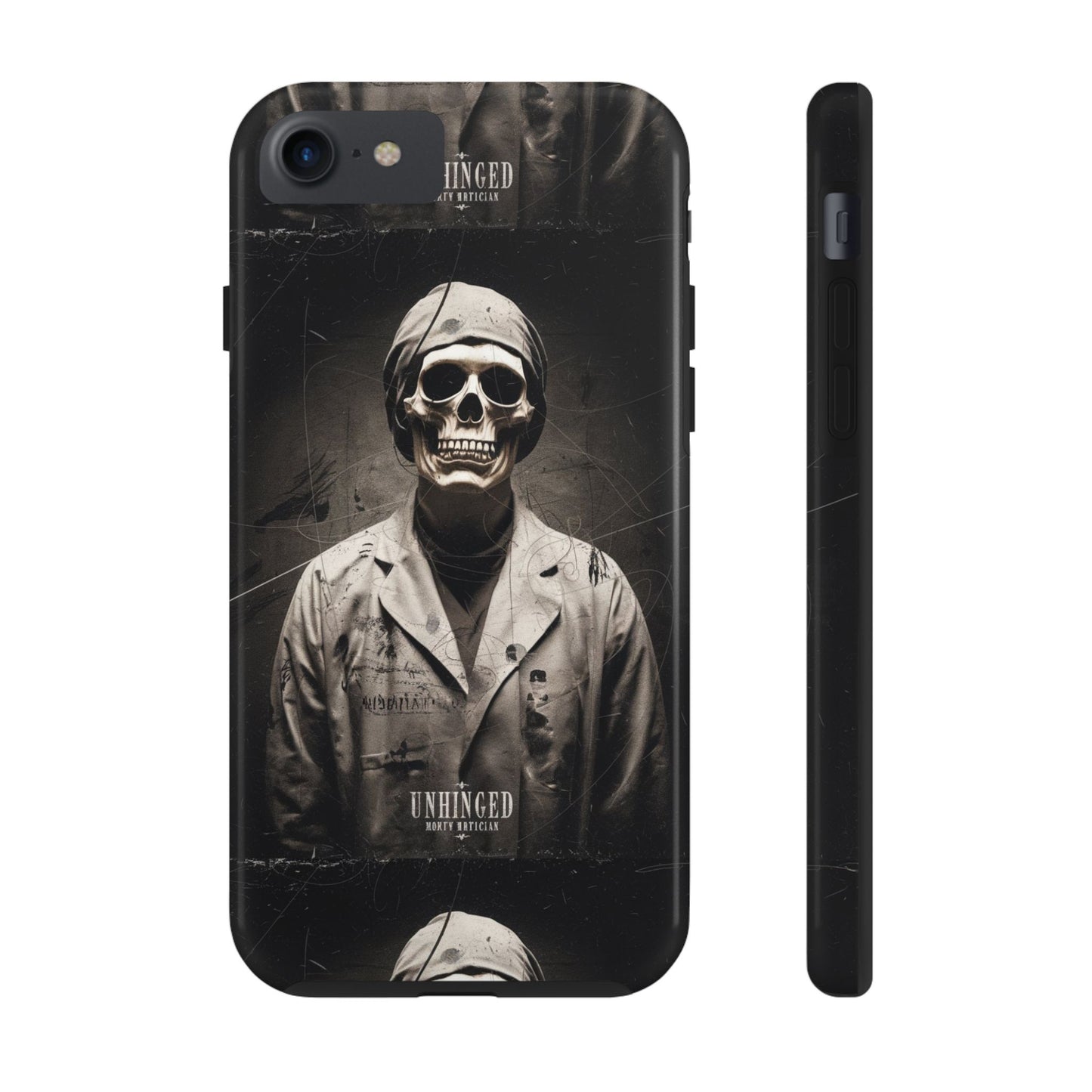 Gothic Phone Case, 'Unhinged Morty Skeleton', Alternative Case, Punk Grunge