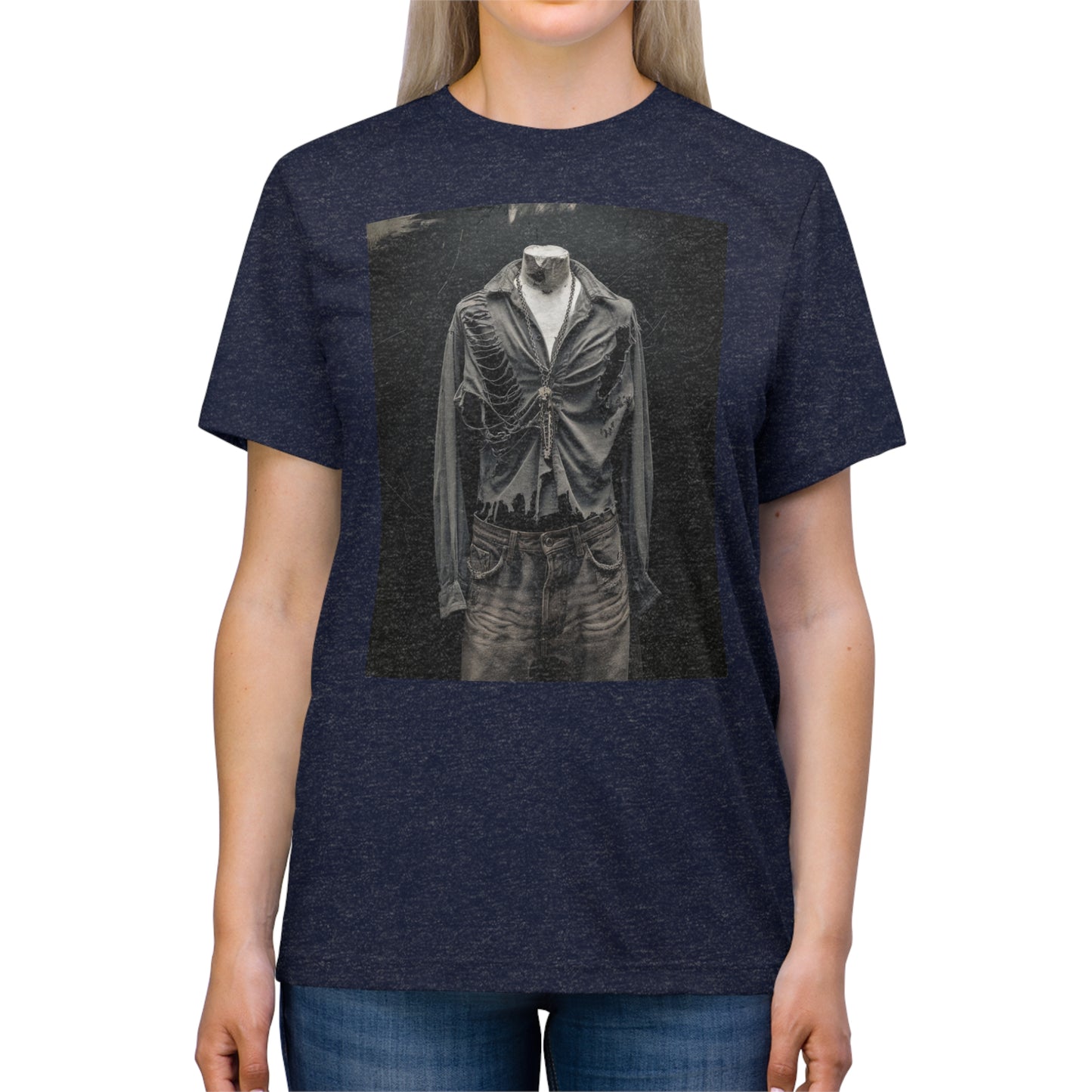 Gothic Shirt, 'Unhinged Headless', Alternative Tee, Punk Grunge