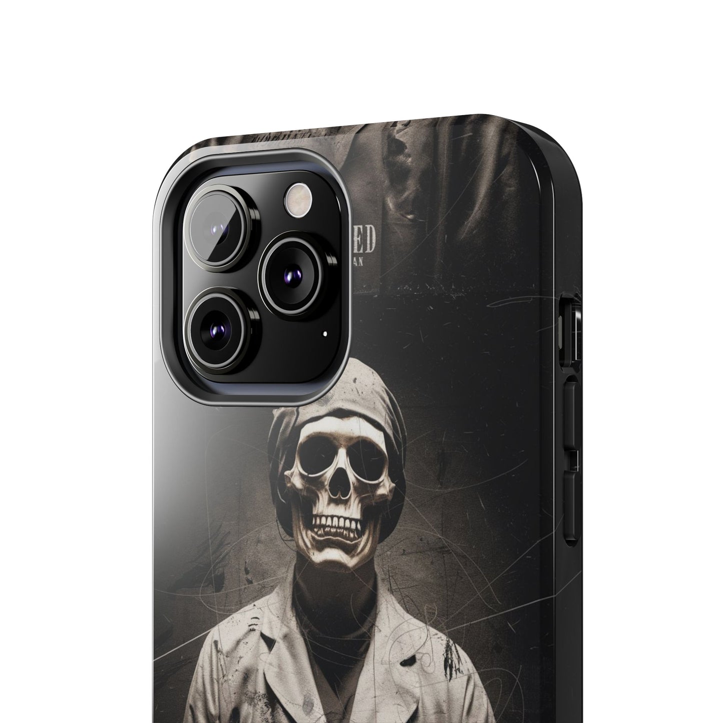 Gothic Phone Case, 'Unhinged Morty Skeleton', Alternative Case, Punk Grunge