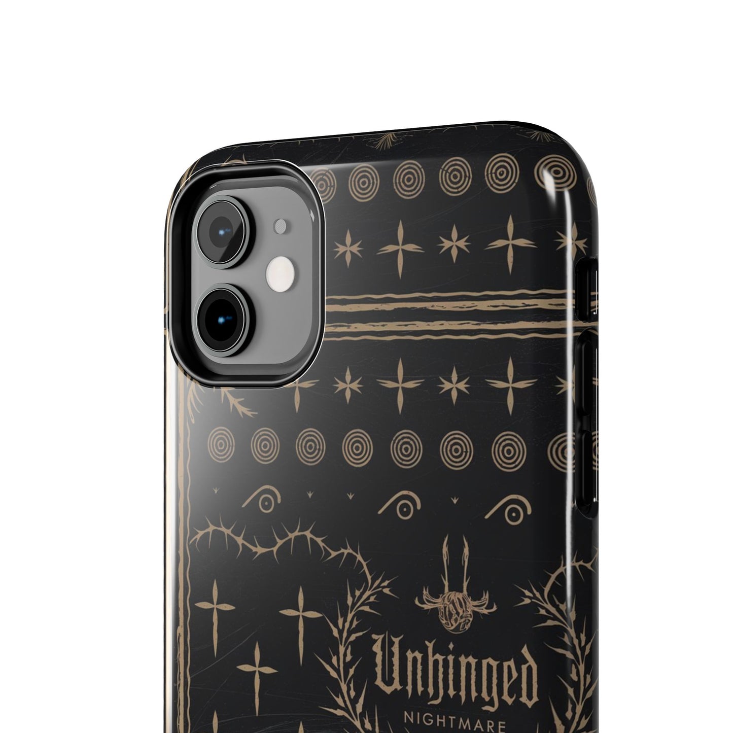 Gothic Phone Case, 'Unhinged Nightmare Crosses', Alternative Case, Punk Grunge