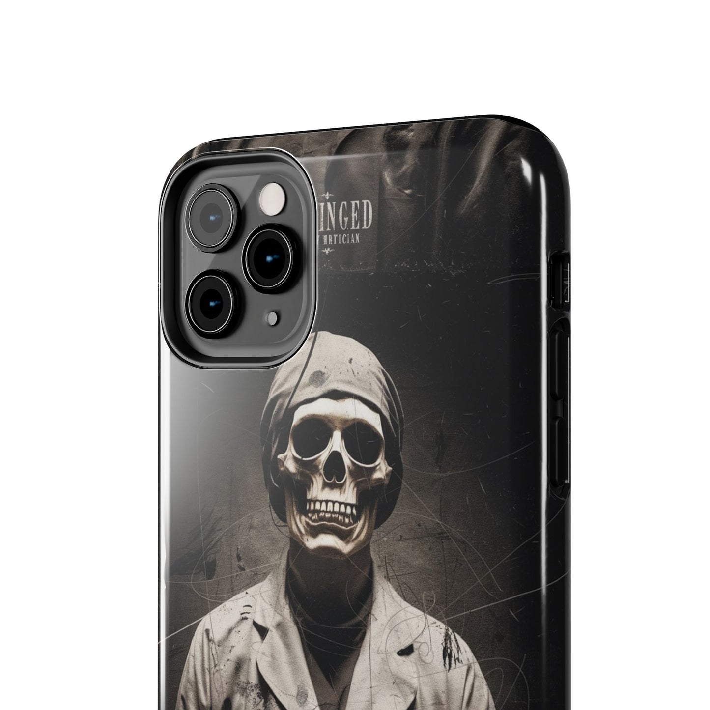 Gothic Phone Case, 'Unhinged Morty Skeleton', Alternative Case, Punk Grunge