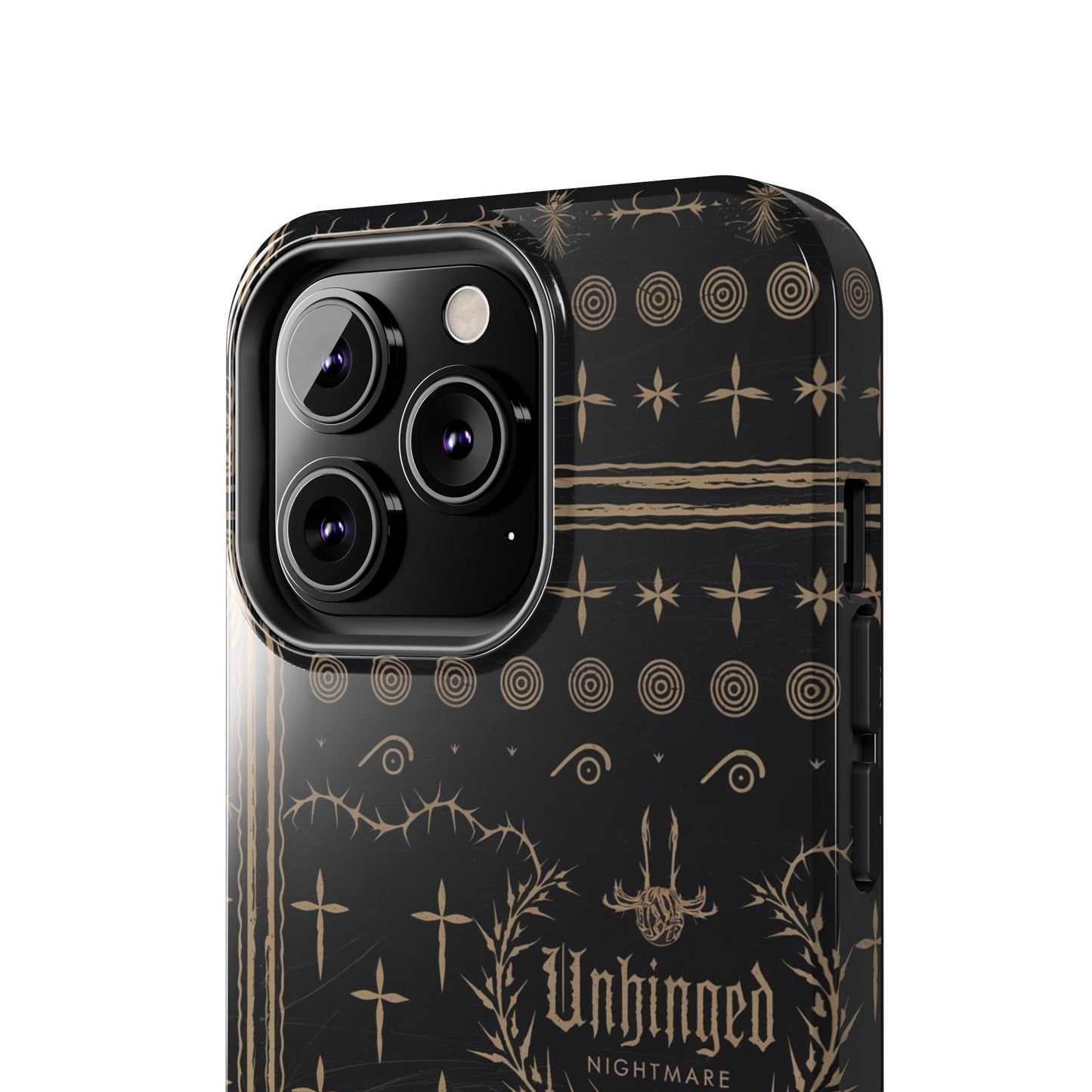 Gothic Phone Case, 'Unhinged Nightmare Crosses', Alternative Case, Punk Grunge