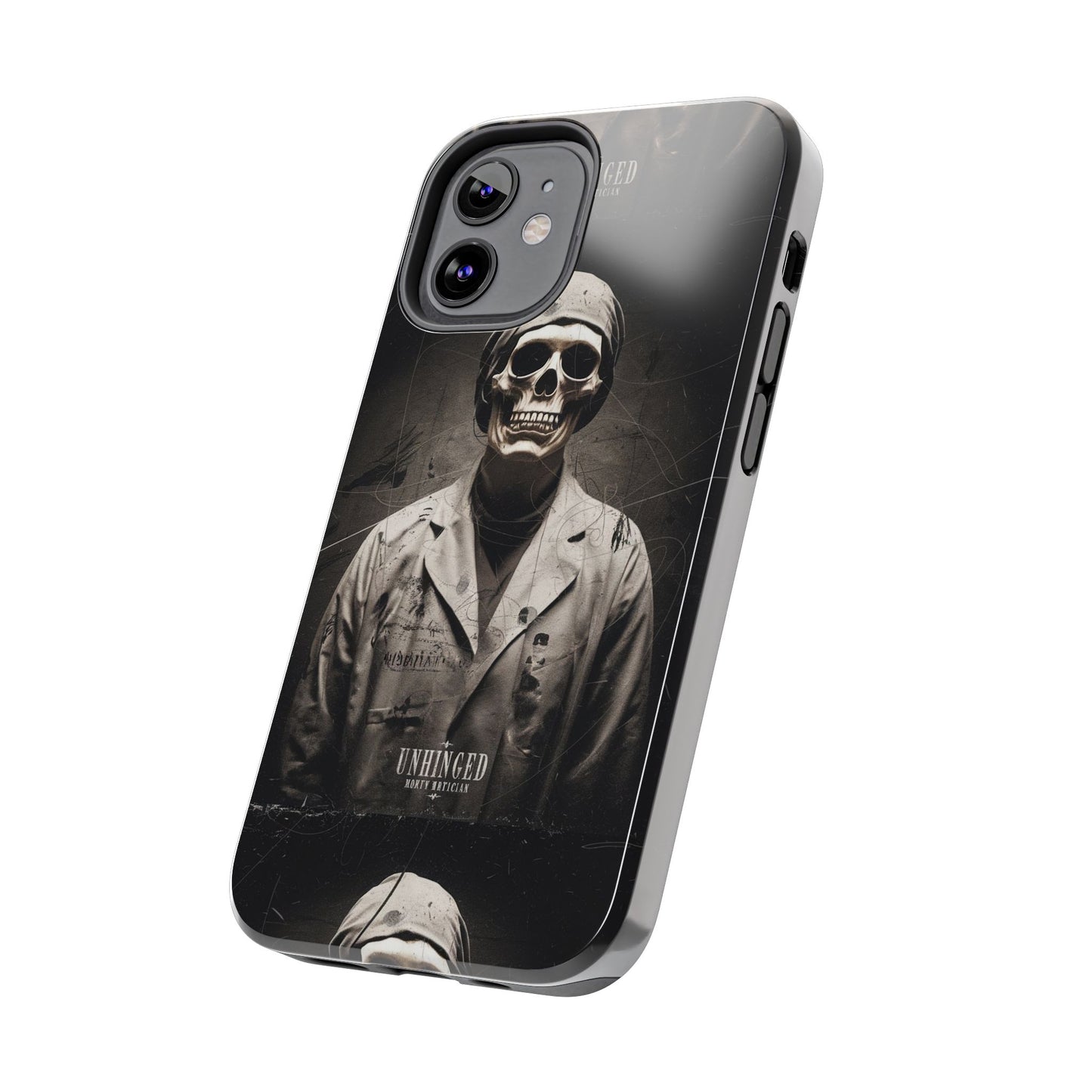 Gothic Phone Case, 'Unhinged Morty Skeleton', Alternative Case, Punk Grunge