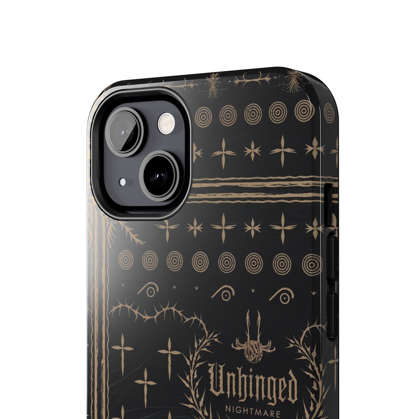 Gothic Phone Case, 'Unhinged Nightmare Crosses', Alternative Case, Punk Grunge