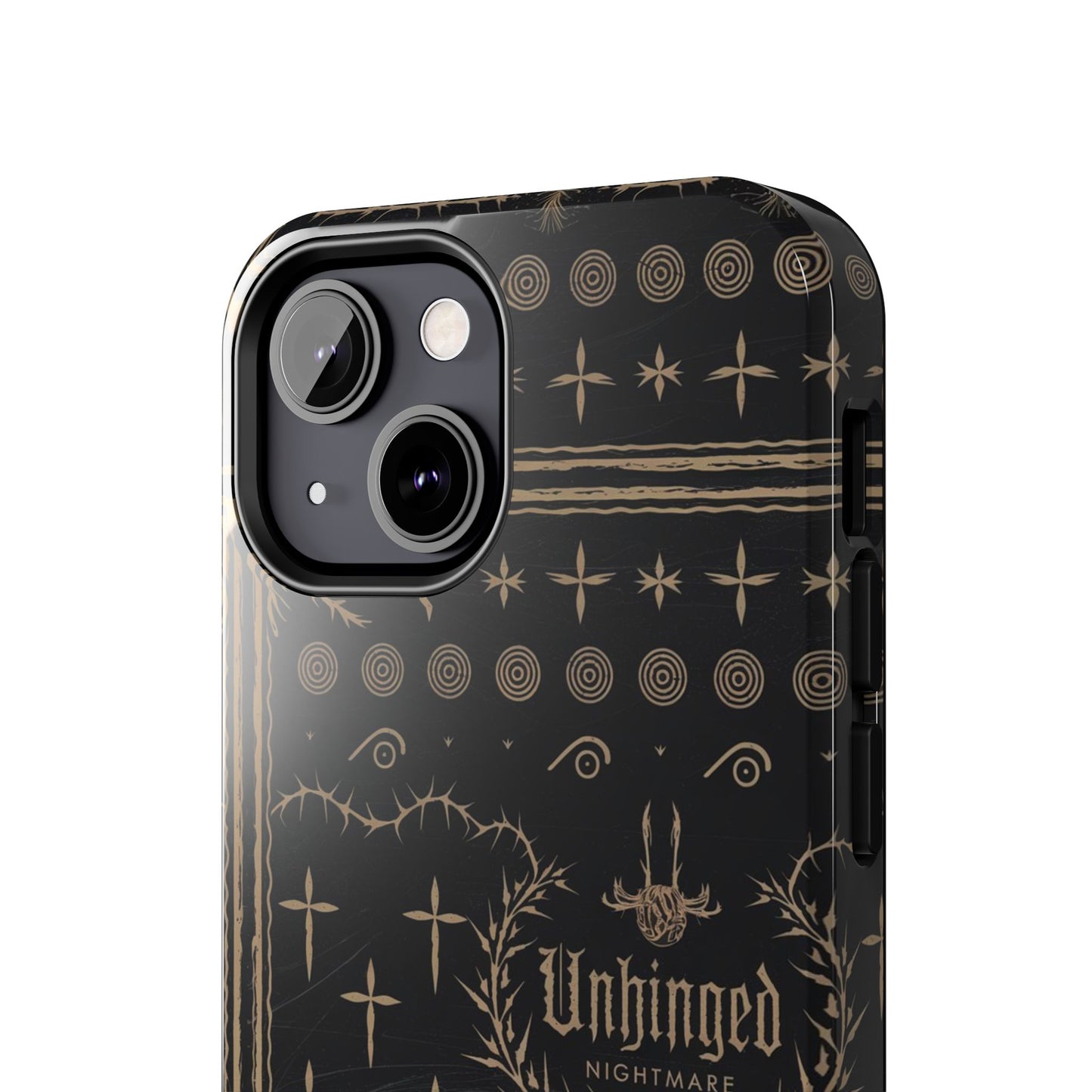 Gothic Phone Case, 'Unhinged Nightmare Crosses', Alternative Case, Punk Grunge