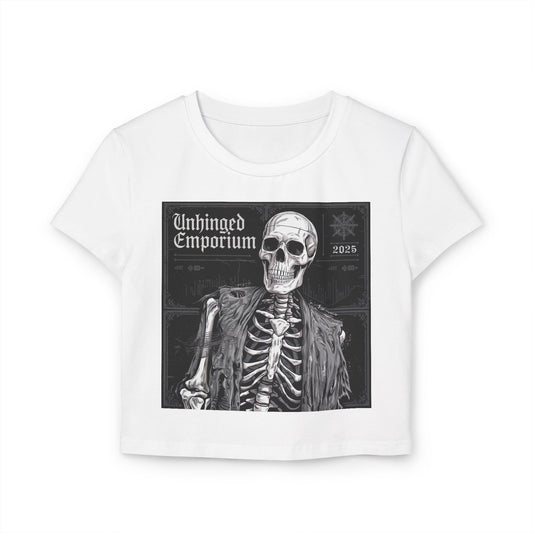 Gothic Shirt, 'Unhinged Morty Skeleton', Alternative Tee, Punk Grunge