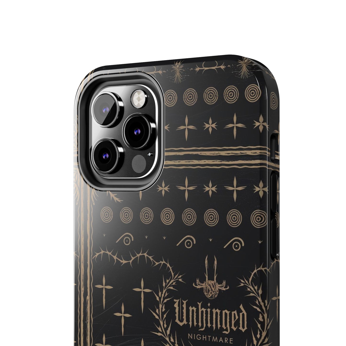 Gothic Phone Case, 'Unhinged Nightmare Crosses', Alternative Case, Punk Grunge