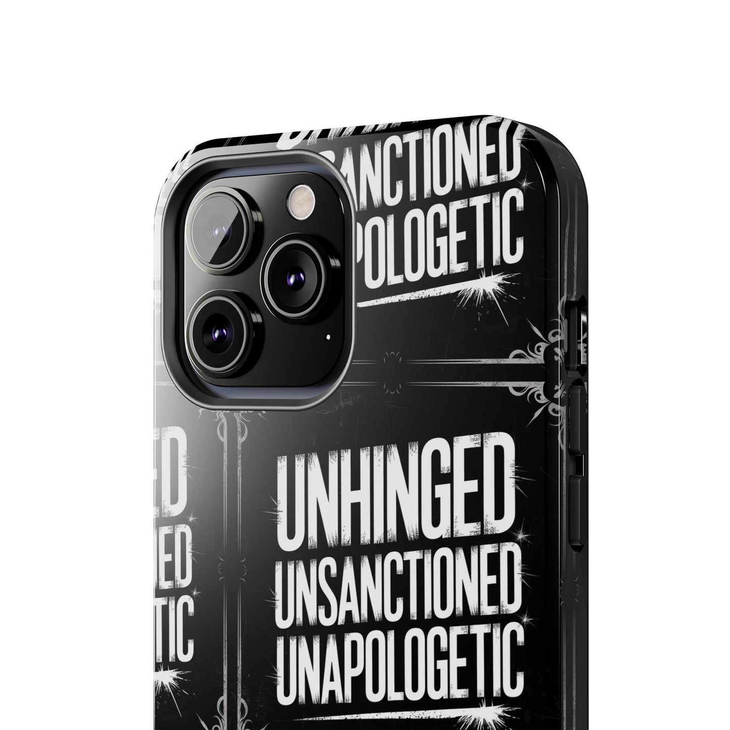 Gothic Case, 'Unhinged Unsanctioned Unapologetic' Alternative Case, Punk Grunge