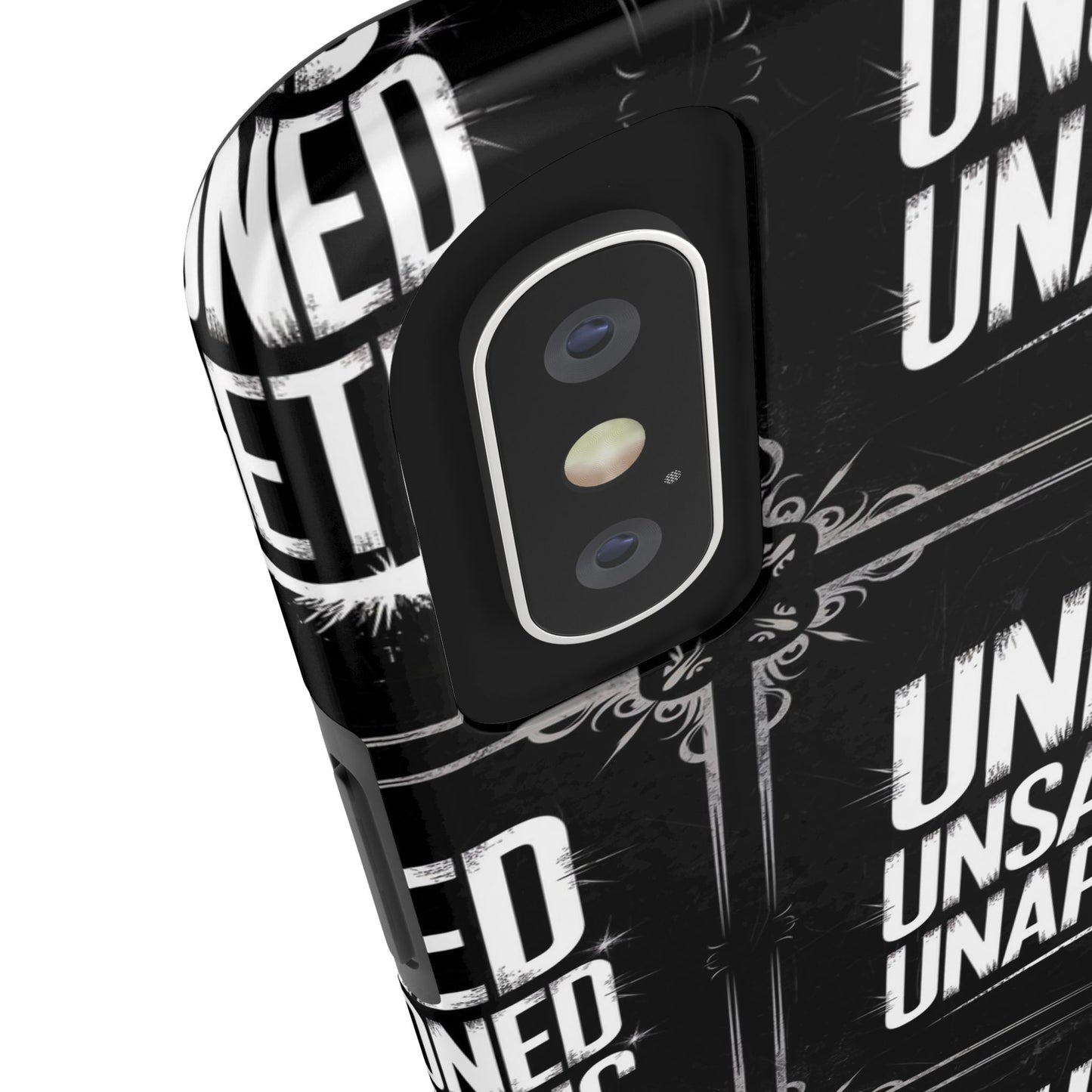 Gothic Case, 'Unhinged Unsanctioned Unapologetic' Alternative Case, Punk Grunge