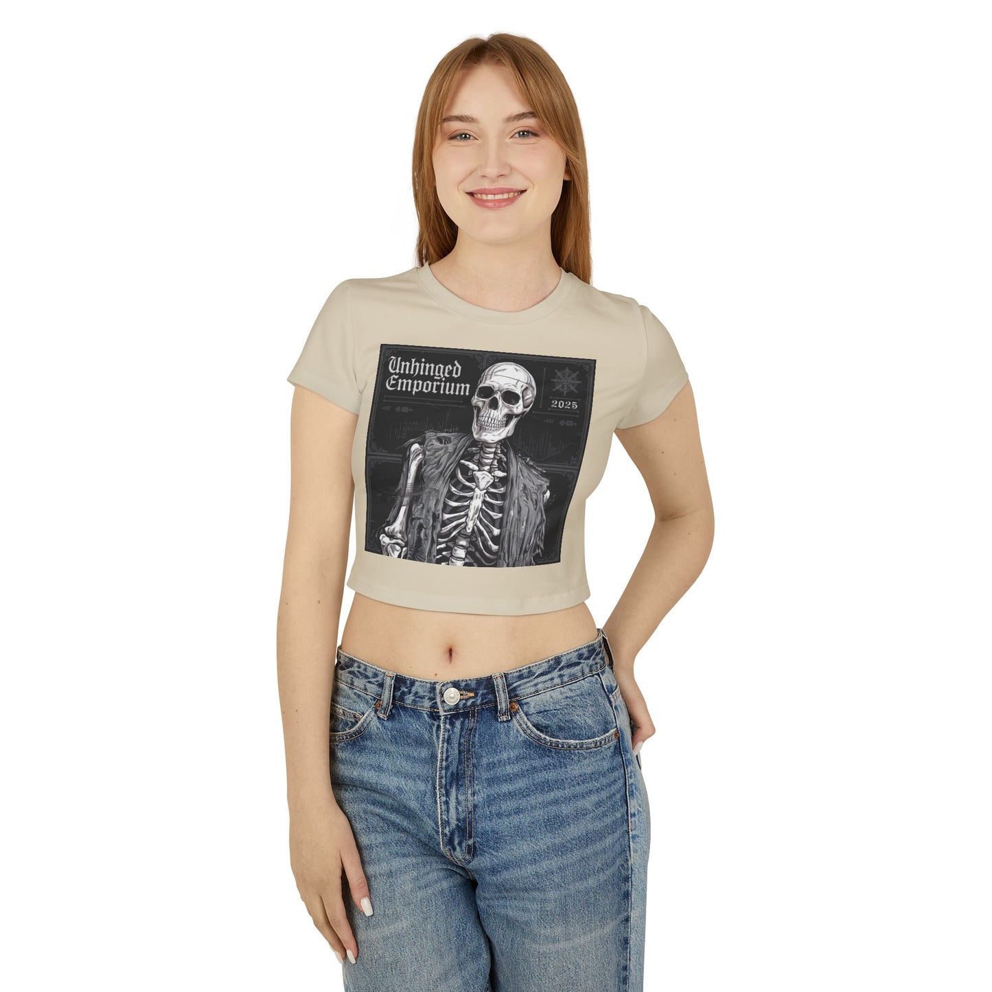 Gothic Shirt, 'Unhinged Morty Skeleton', Alternative Tee, Punk Grunge