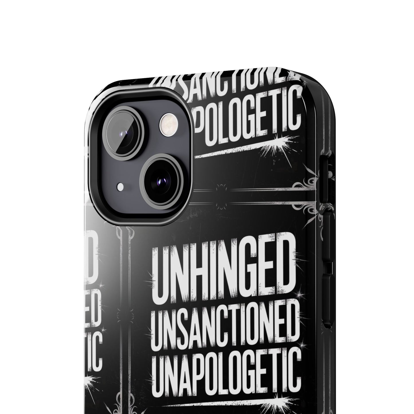 Gothic Case, 'Unhinged Unsanctioned Unapologetic' Alternative Case, Punk Grunge