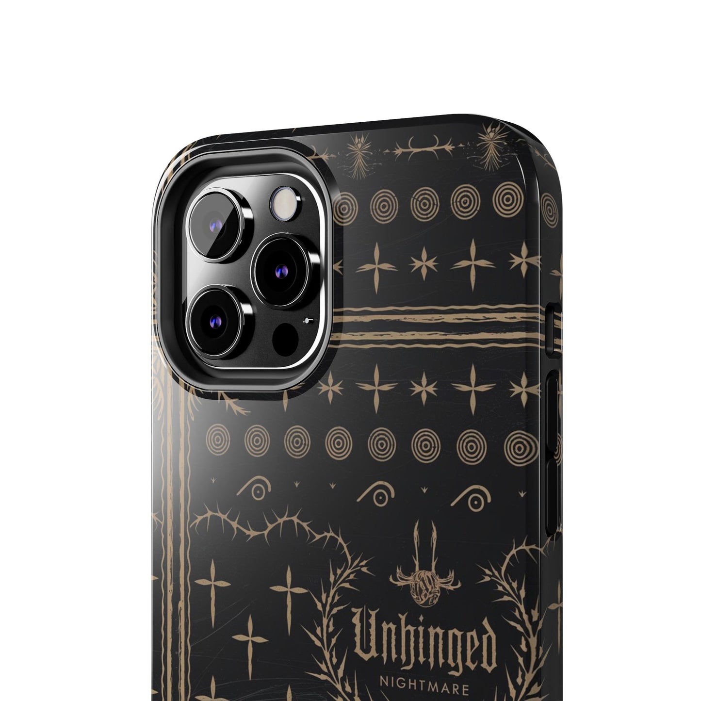 Gothic Phone Case, 'Unhinged Nightmare Crosses', Alternative Case, Punk Grunge