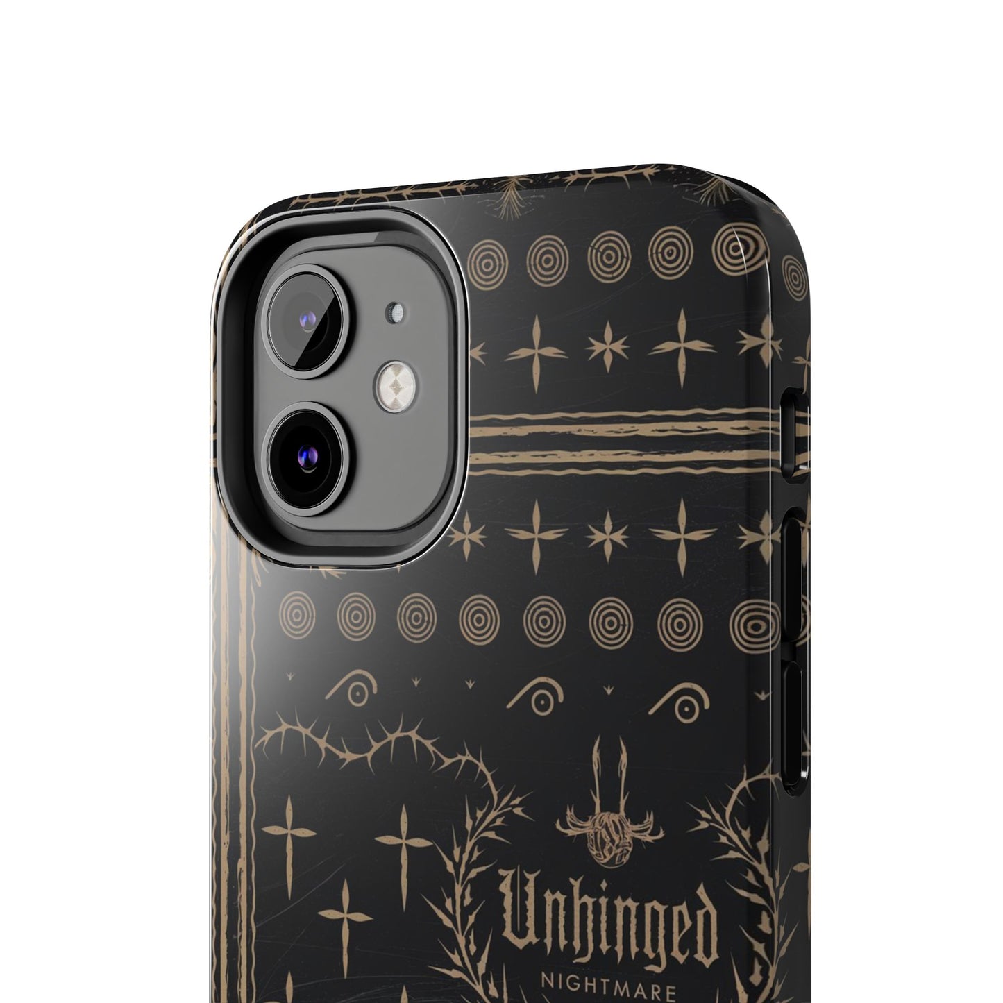 Gothic Phone Case, 'Unhinged Nightmare Crosses', Alternative Case, Punk Grunge