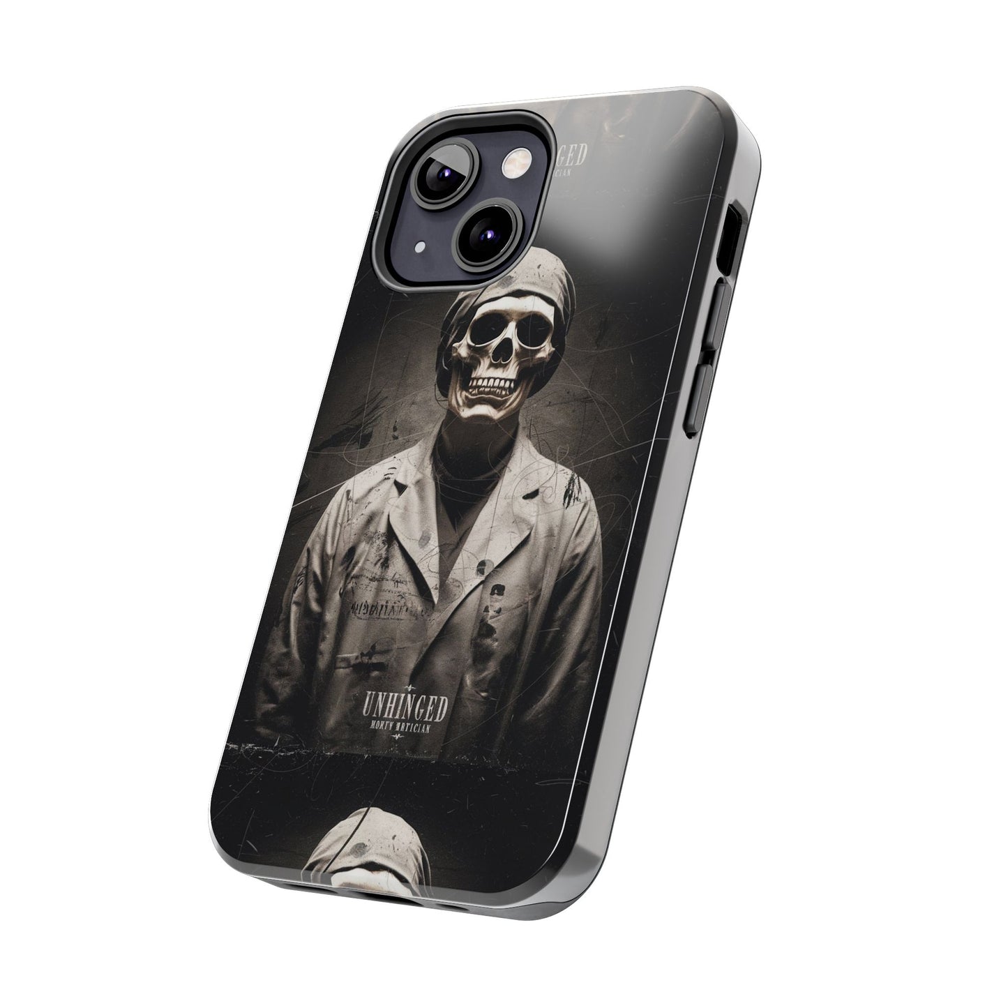 Gothic Phone Case, 'Unhinged Morty Skeleton', Alternative Case, Punk Grunge