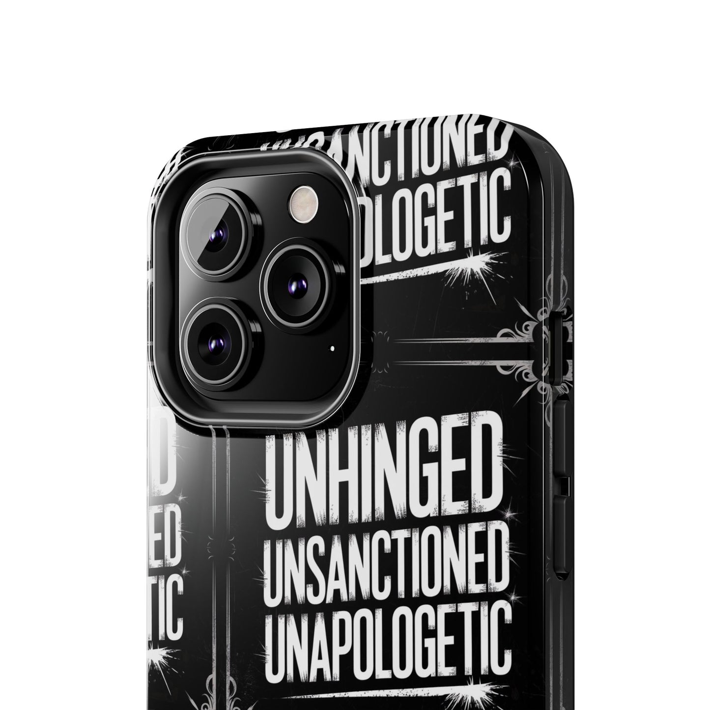 Gothic Case, 'Unhinged Unsanctioned Unapologetic' Alternative Case, Punk Grunge