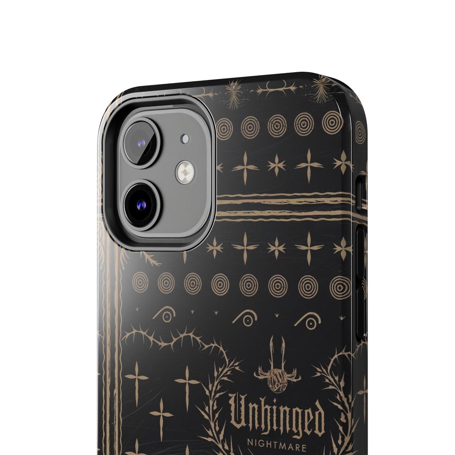 Gothic Phone Case, 'Unhinged Nightmare Crosses', Alternative Case, Punk Grunge