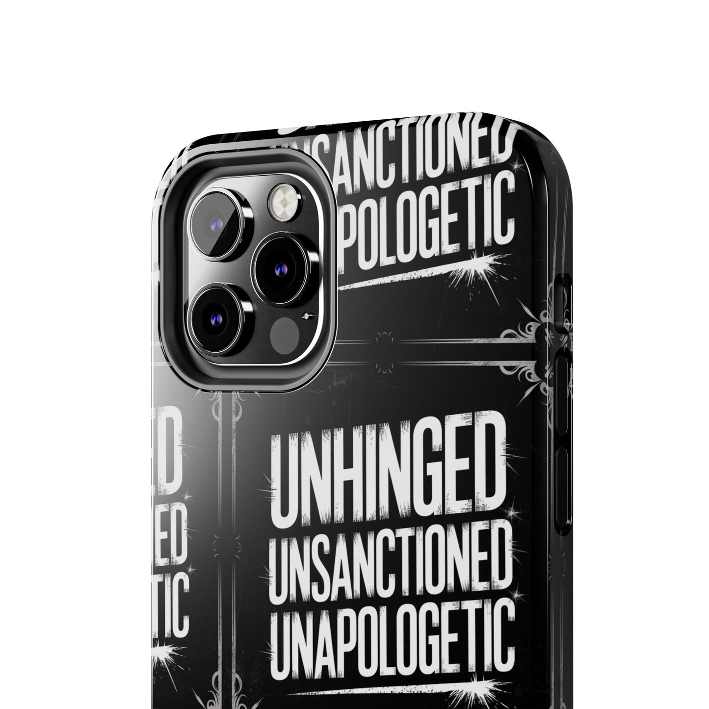 Gothic Case, 'Unhinged Unsanctioned Unapologetic' Alternative Case, Punk Grunge