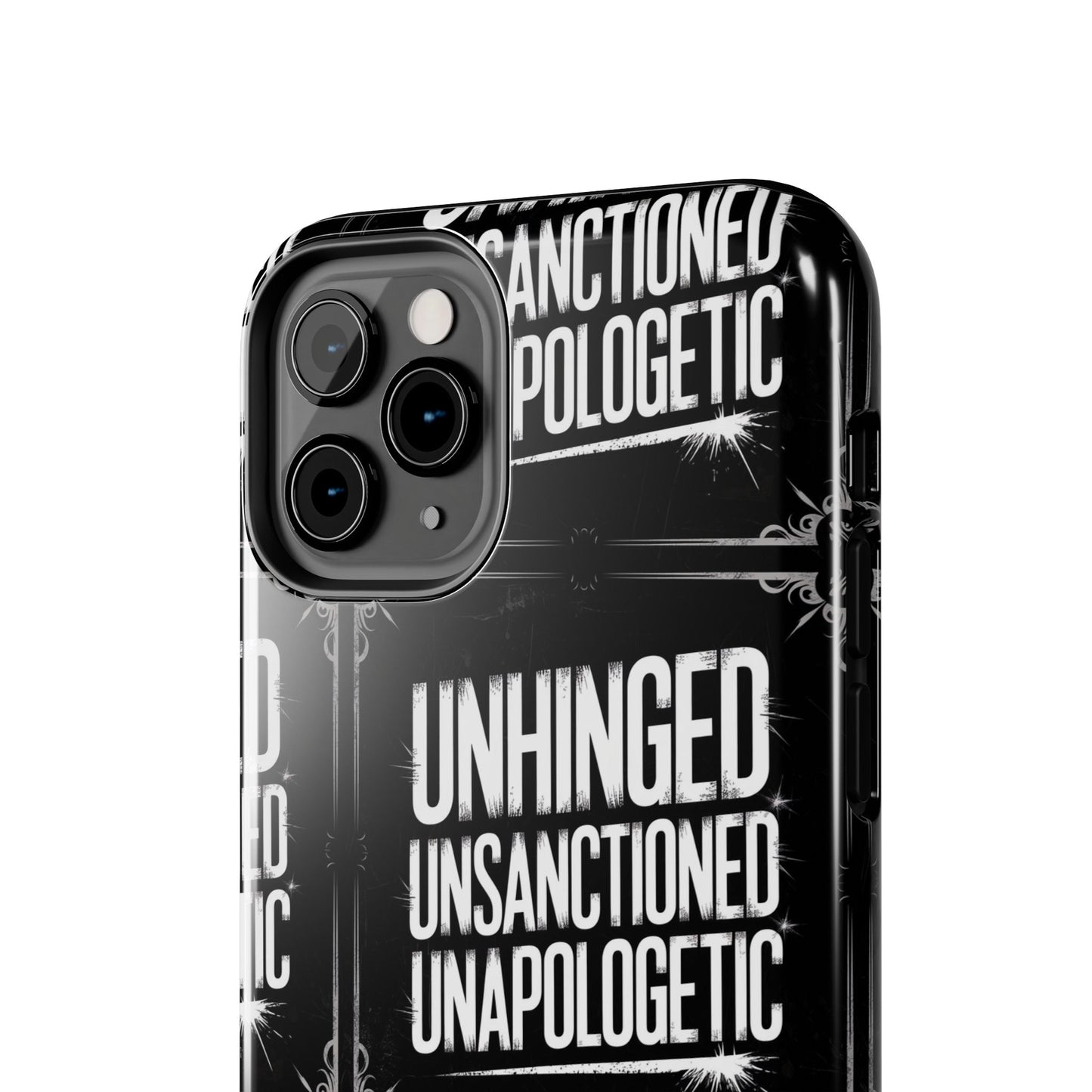 Gothic Case, 'Unhinged Unsanctioned Unapologetic' Alternative Case, Punk Grunge