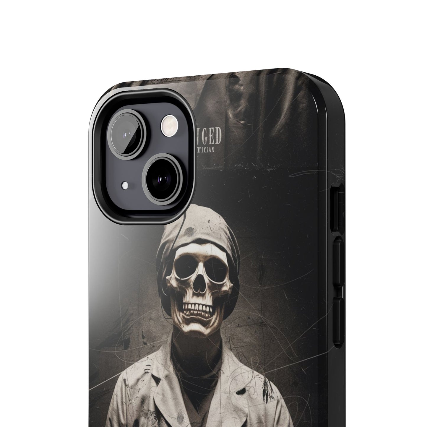 Gothic Phone Case, 'Unhinged Morty Skeleton', Alternative Case, Punk Grunge