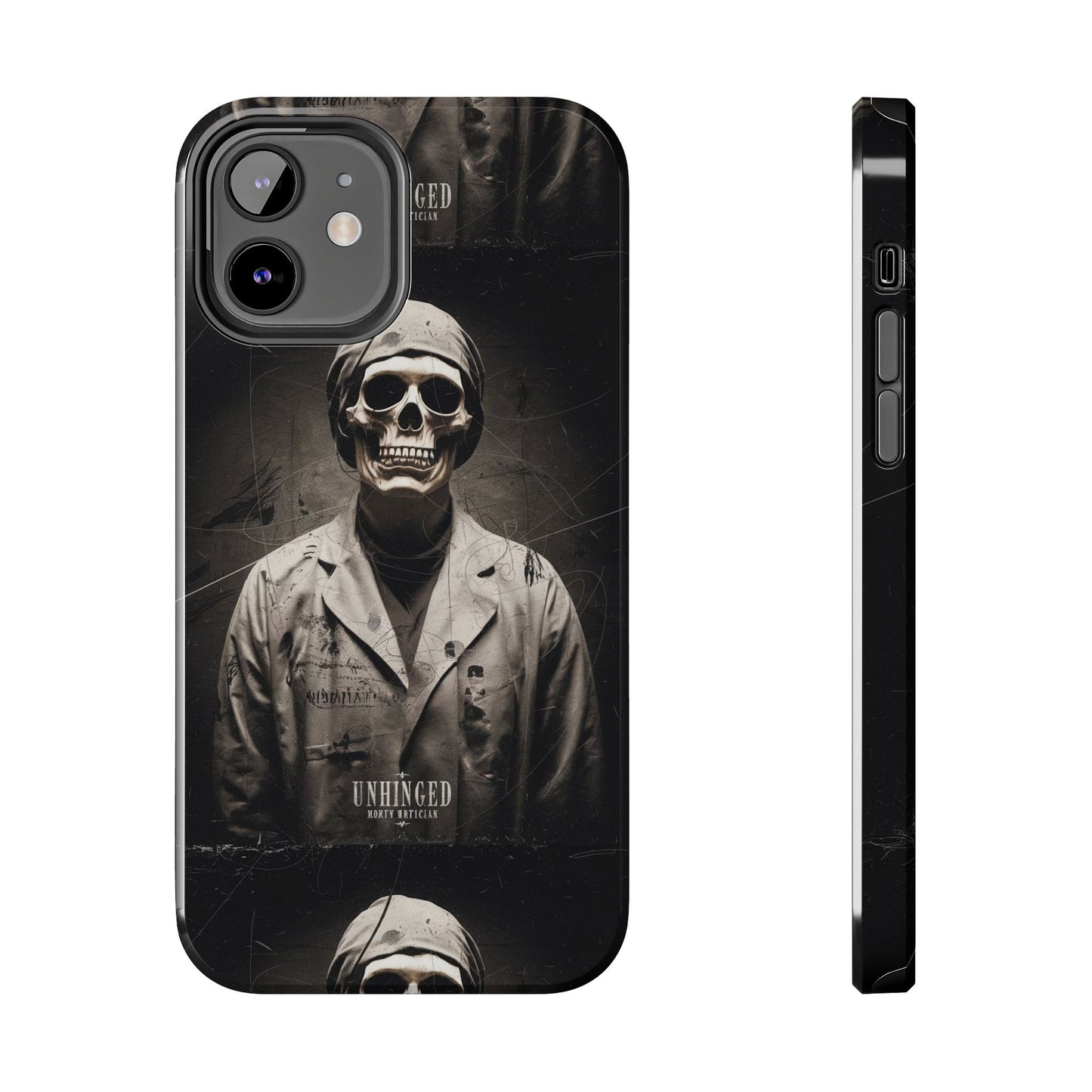 Gothic Phone Case, 'Unhinged Morty Skeleton', Alternative Case, Punk Grunge