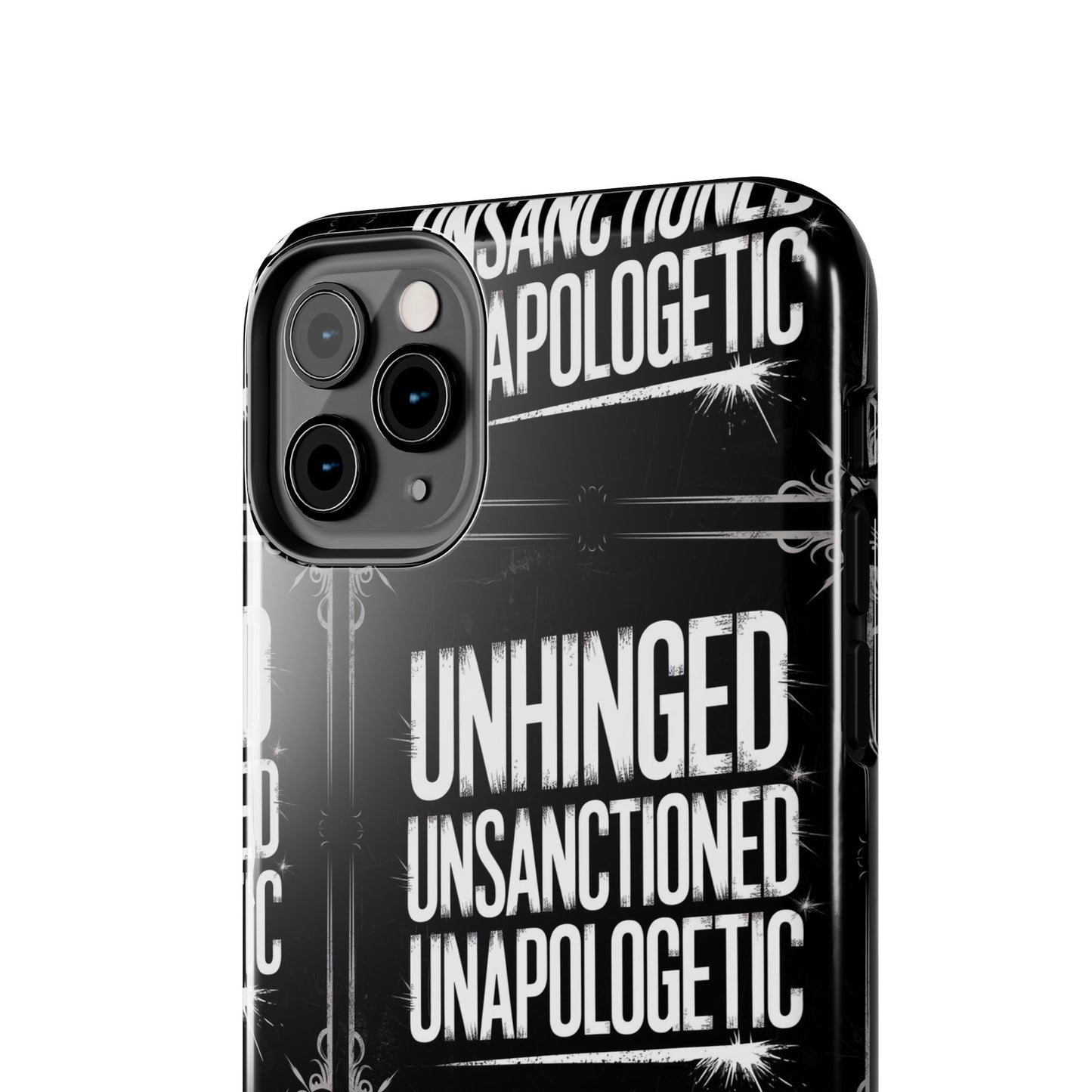 Gothic Case, 'Unhinged Unsanctioned Unapologetic' Alternative Case, Punk Grunge