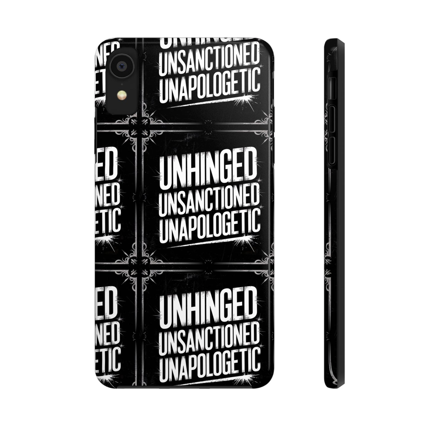 Gothic Case, 'Unhinged Unsanctioned Unapologetic' Alternative Case, Punk Grunge