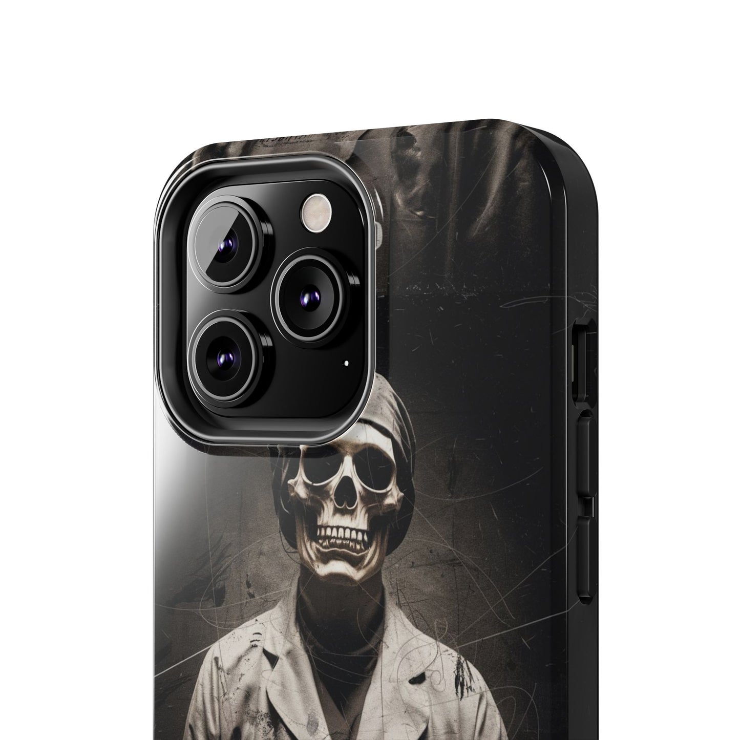 Gothic Phone Case, 'Unhinged Morty Skeleton', Alternative Case, Punk Grunge