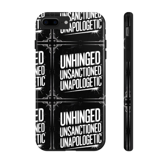 Gothic Case, 'Unhinged Unsanctioned Unapologetic' Alternative Case, Punk Grunge