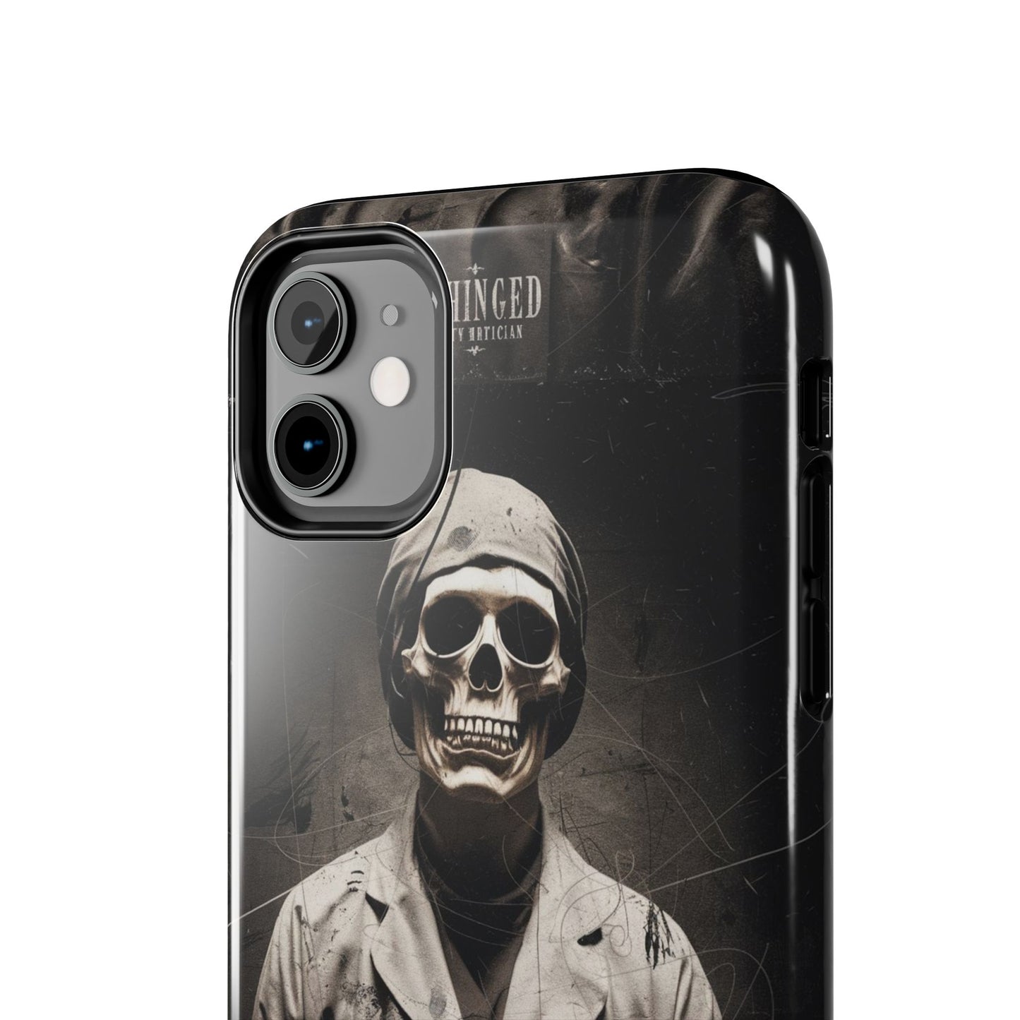 Gothic Phone Case, 'Unhinged Morty Skeleton', Alternative Case, Punk Grunge