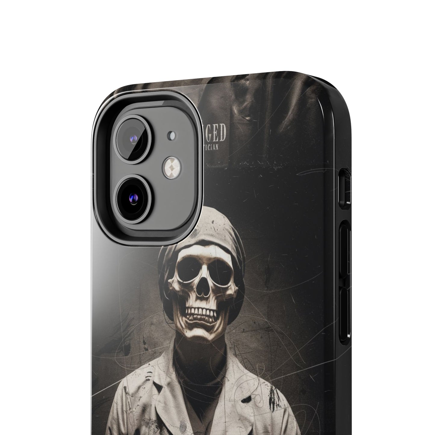 Gothic Phone Case, 'Unhinged Morty Skeleton', Alternative Case, Punk Grunge