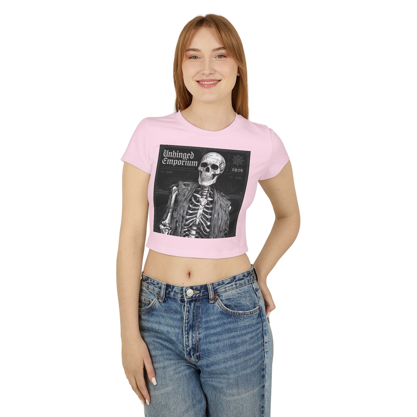 Gothic Shirt, 'Unhinged Morty Skeleton', Alternative Tee, Punk Grunge